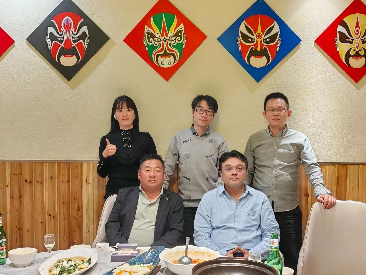 Det var en stor glede å ønske våre indiske partnere velkommen til fabrikken