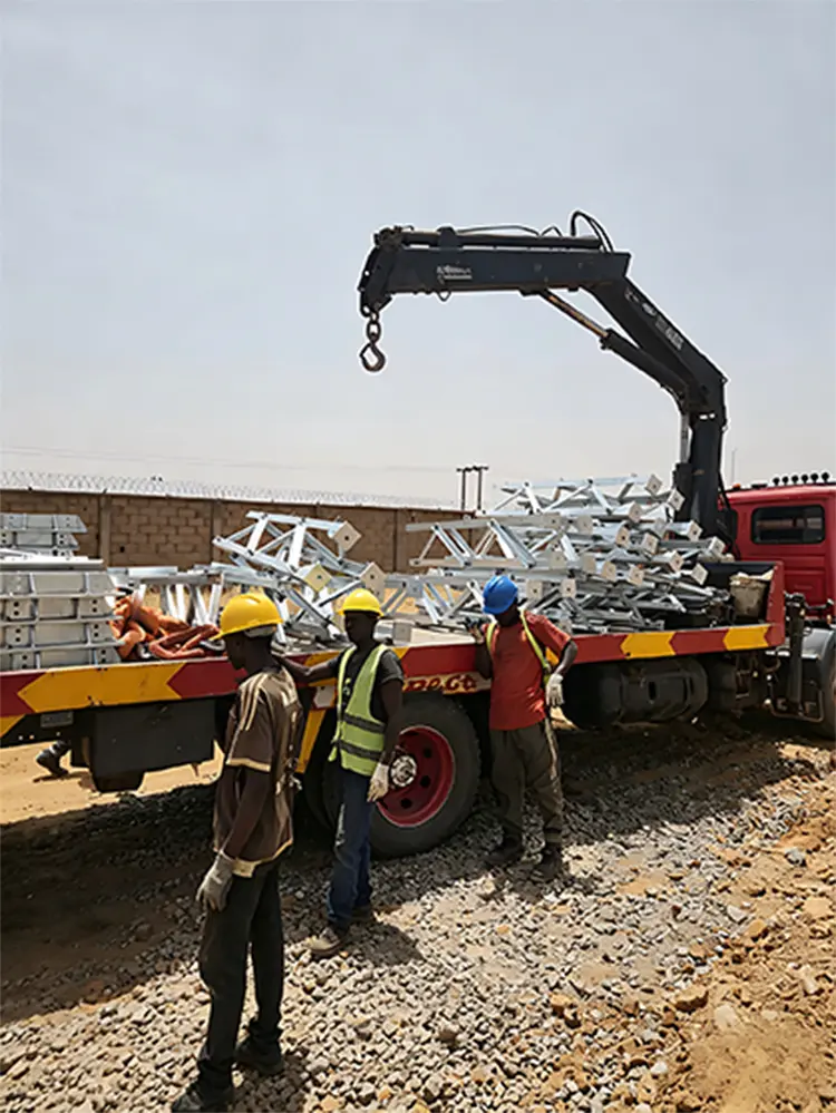 Fremgang på stedet for Nigeria Zaria 330kV understasjonsprosjekt