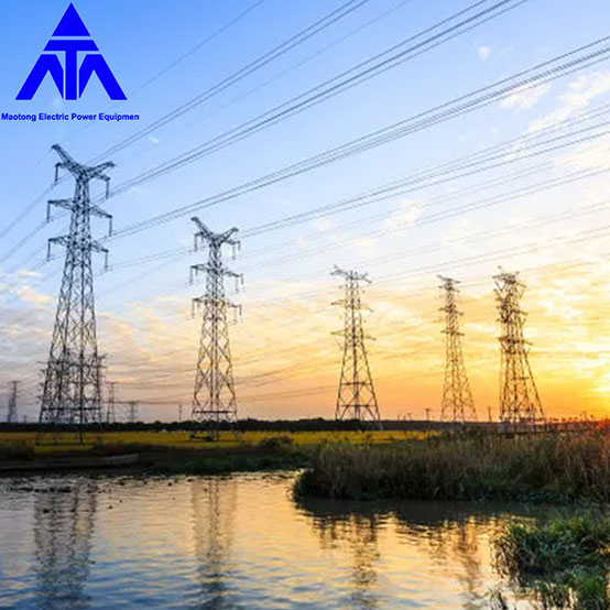 35KV 66KV elektrisk kraft Fallsikringsvinkel Ståltårn