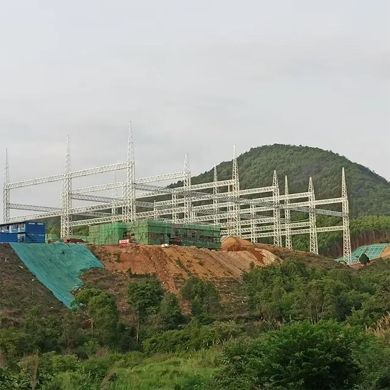 Elektriske overføringsstasjoner Stålkonstruksjoner